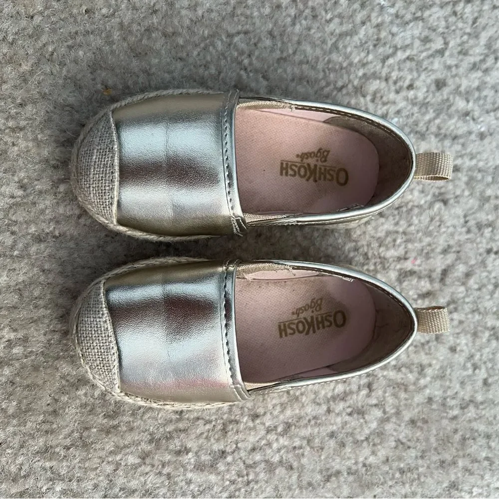 OshKosh Toddler Metallic Slip-On Shoes - Size 5
